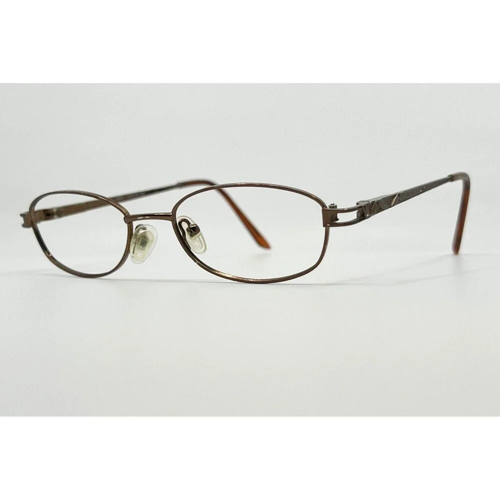 Christie Brinkley Eyeglasses Womens Brown C304 BRN Oval Full Rim 49-16-135